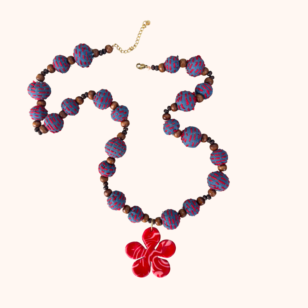 Kralenketting met Bloem