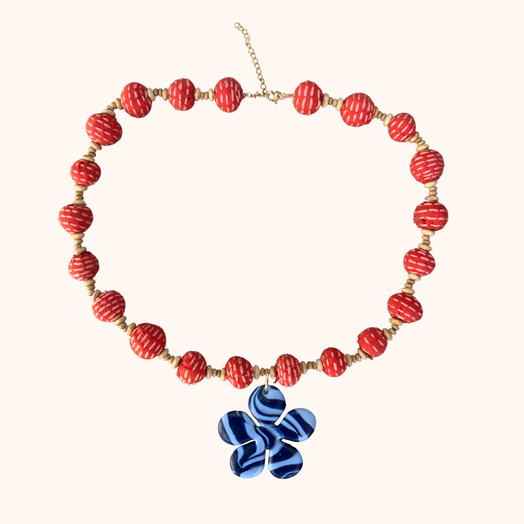 Kralenketting met Bloem