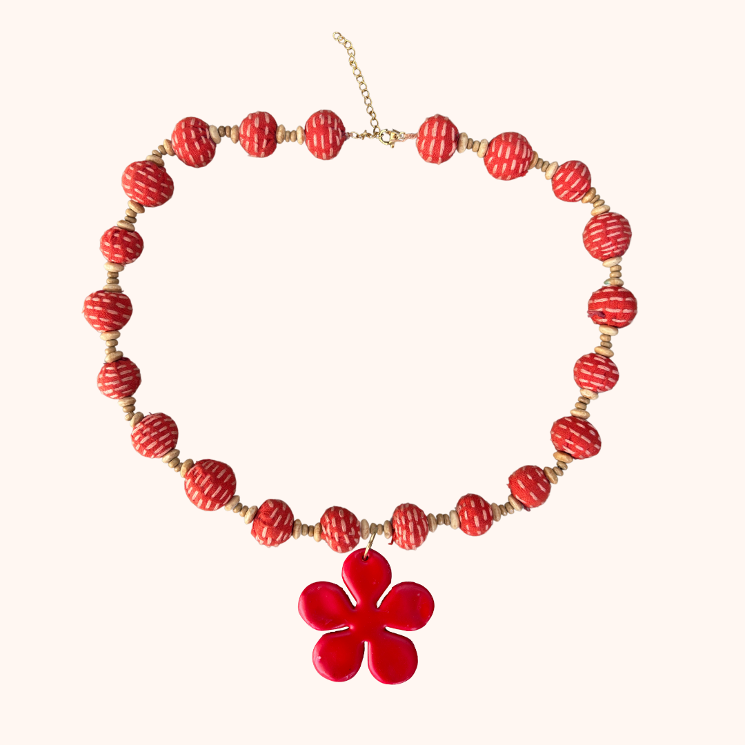 Kralenketting met Bloem