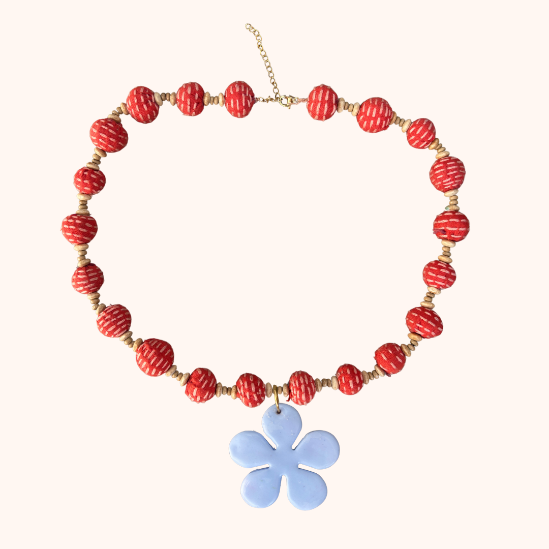 Kralenketting met Bloem