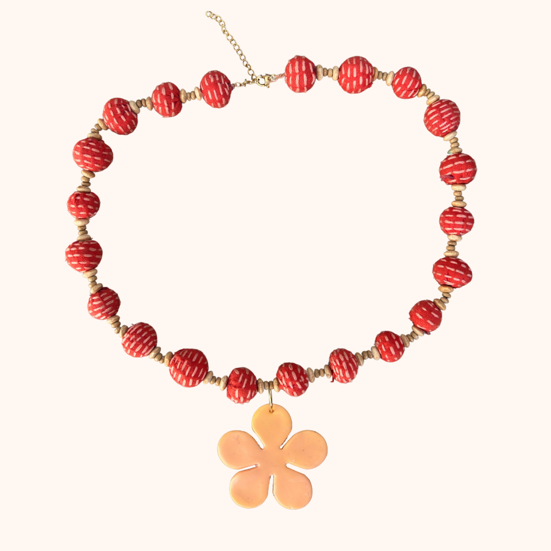 Kralenketting met Bloem