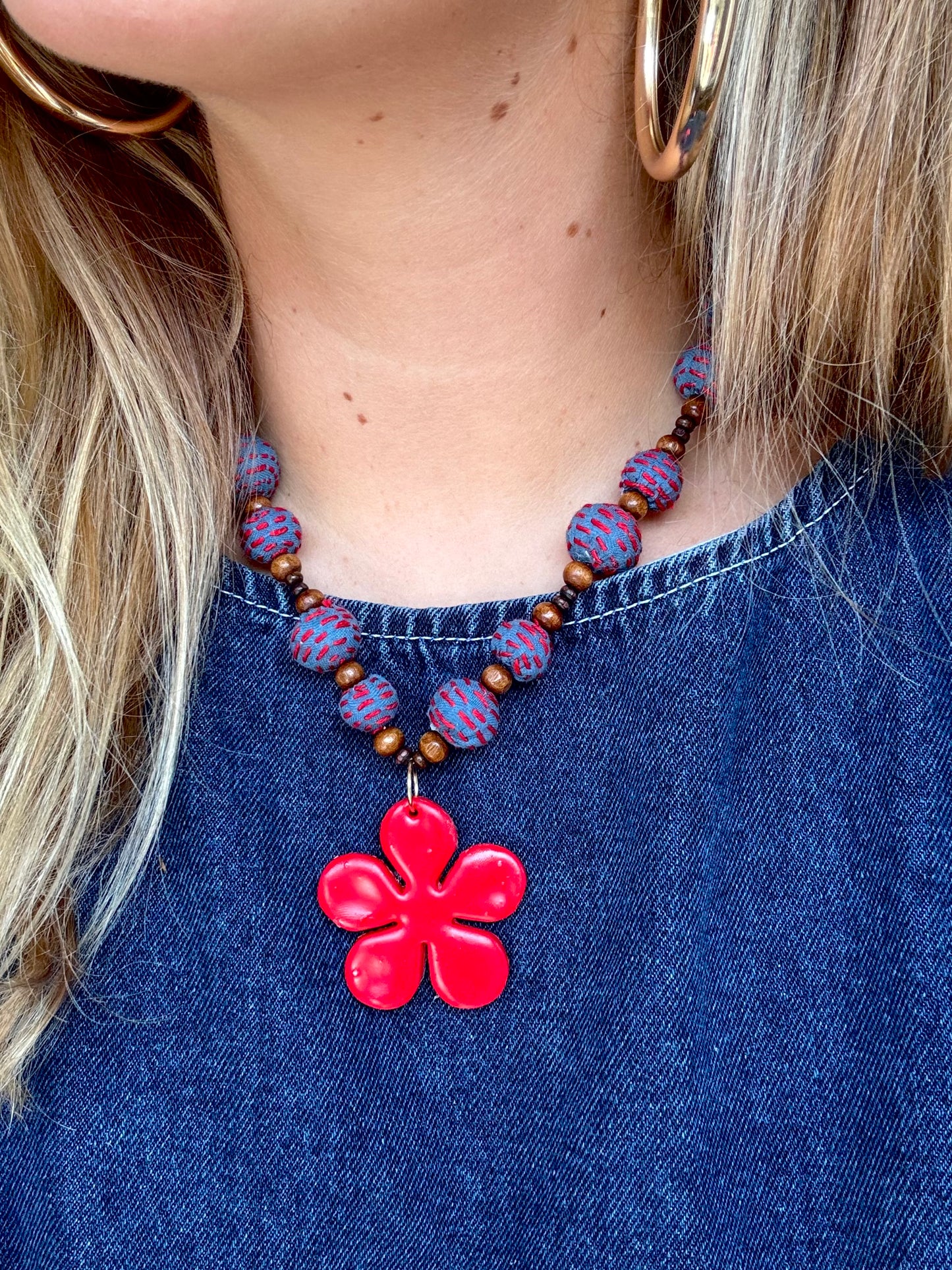 Kralenketting met Bloem