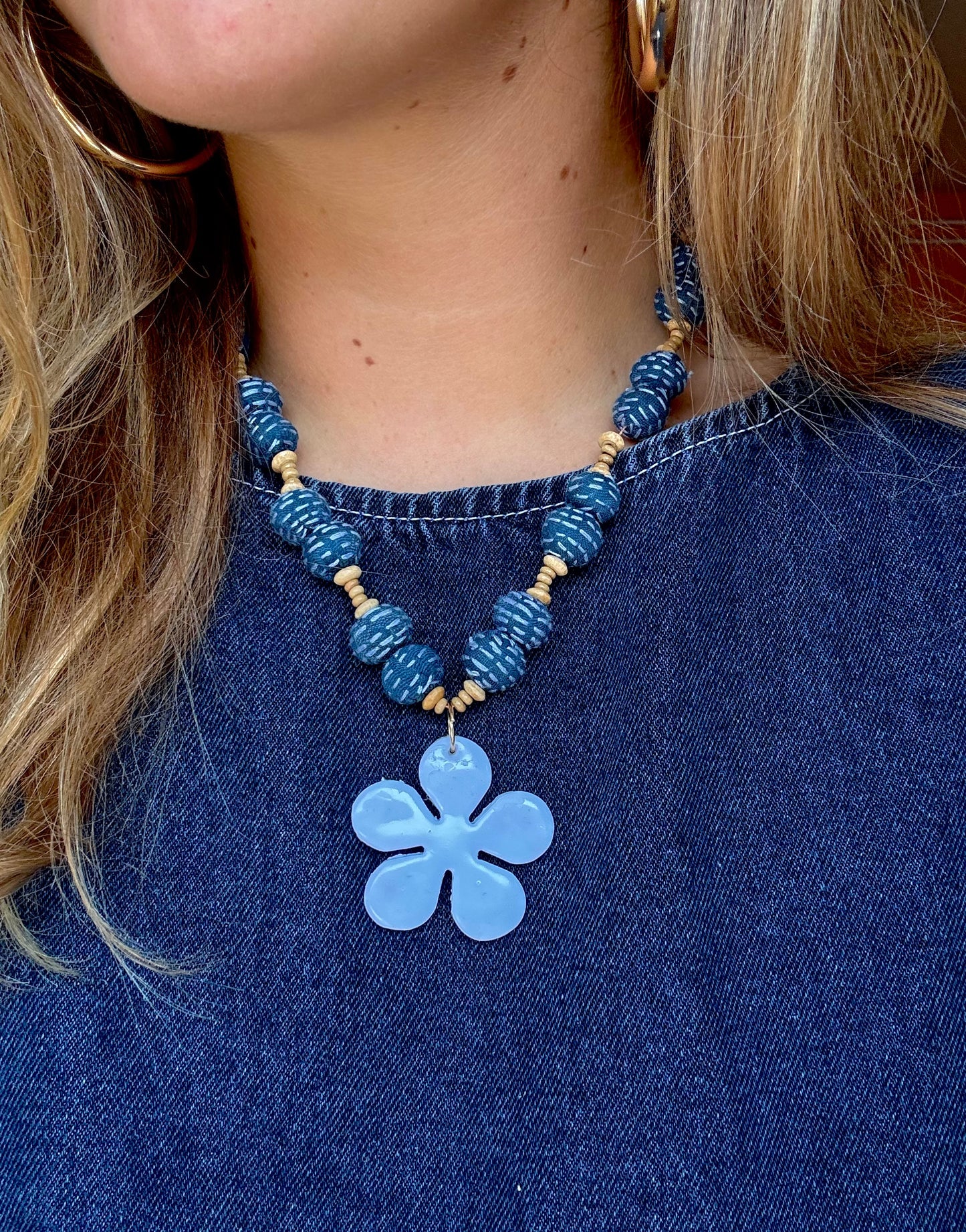 Kralenketting met Bloem
