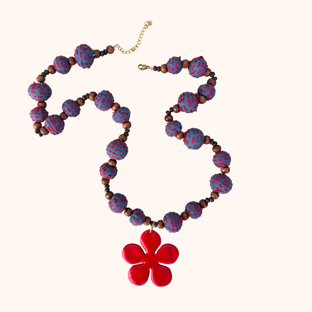 Kralenketting met Bloem