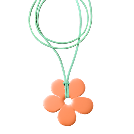 Bloesem bedel ketting